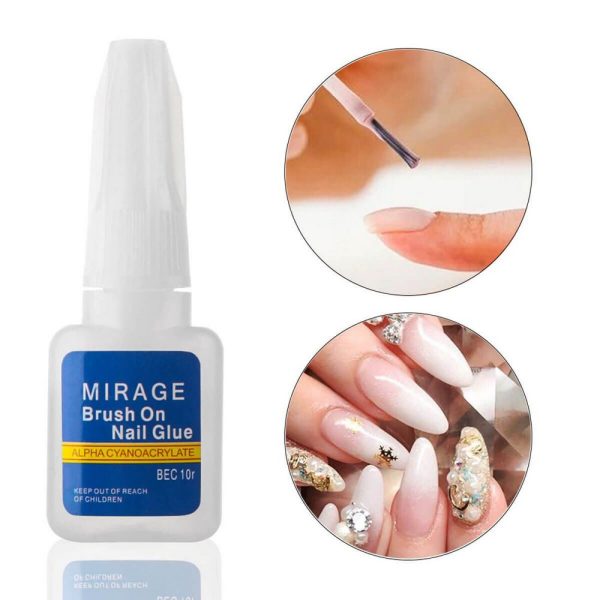 Pegamento Unas Con Pincel - 10gr.