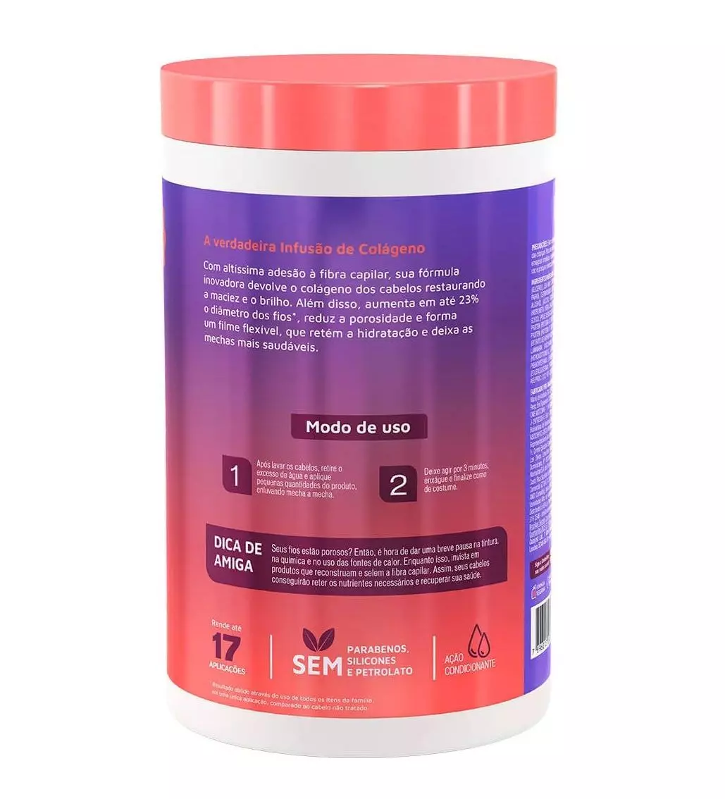 Novex Crema De Trat. Infusion Colageno 400gr - Imagen 2
