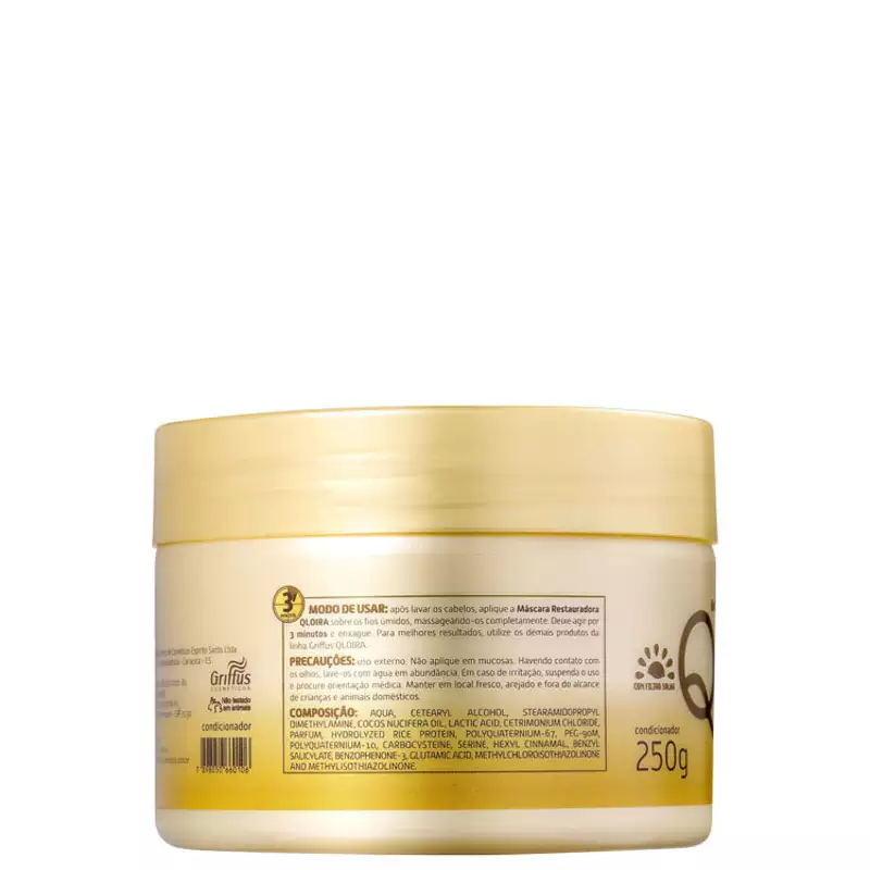 Griffus Mascara Restauradora Qloira 250gr - Imagen 4