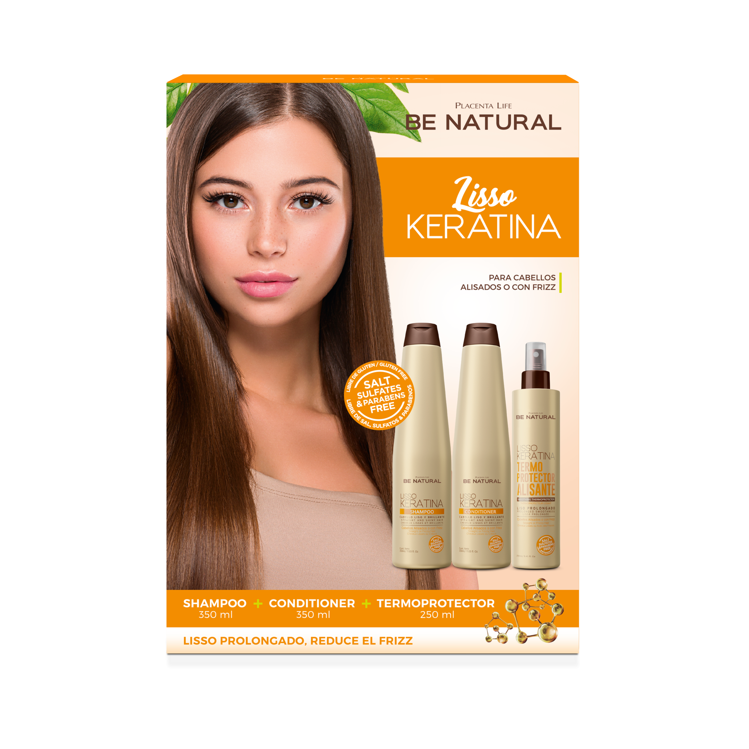 Be Natural Pack Keratina X 3pcs - Imagen 2