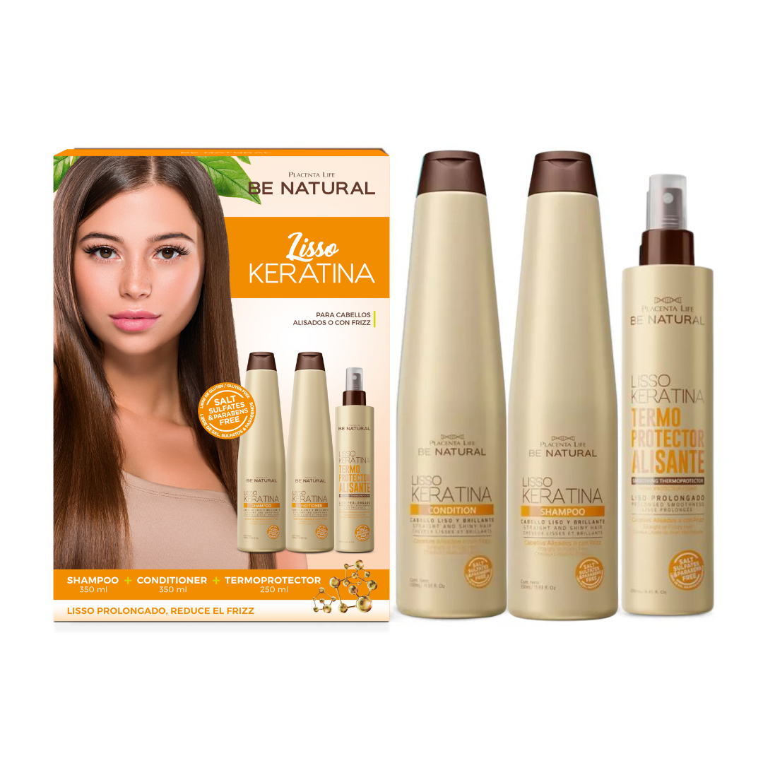 Be Natural Pack Keratina X 3pcs